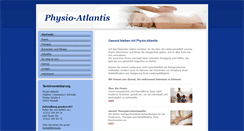 Desktop Screenshot of physio-atlantis.de